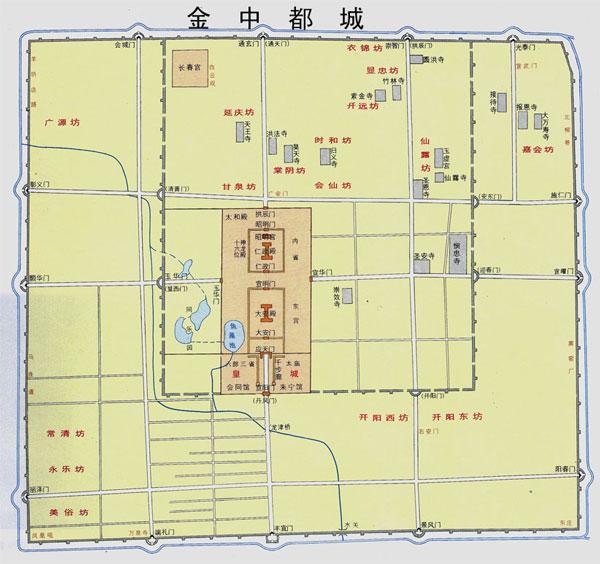 古代北京城城建参考《周礼·考工记》 规整有序