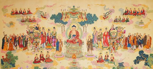 西方极乐世界 (资料图)文/安住莲花这个问题要先说大乘佛教和小乘